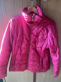 Piumino donna fucsia leopardato 42/44