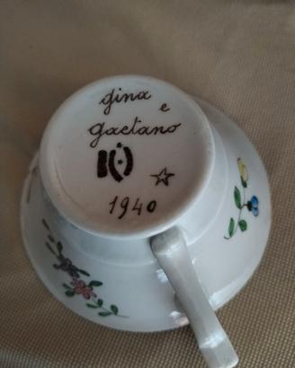 Servizio da Tè vintage in porcellana