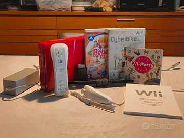 Nintendo Wii Rossa  – Giochi omaggio –