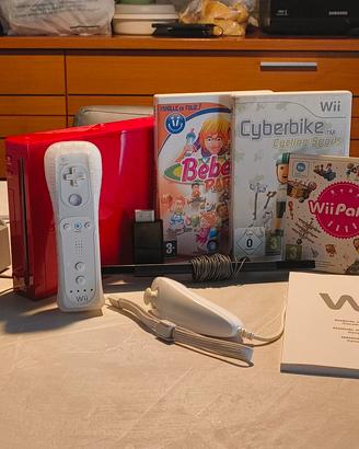 Nintendo Wii Rossa  – Giochi omaggio –