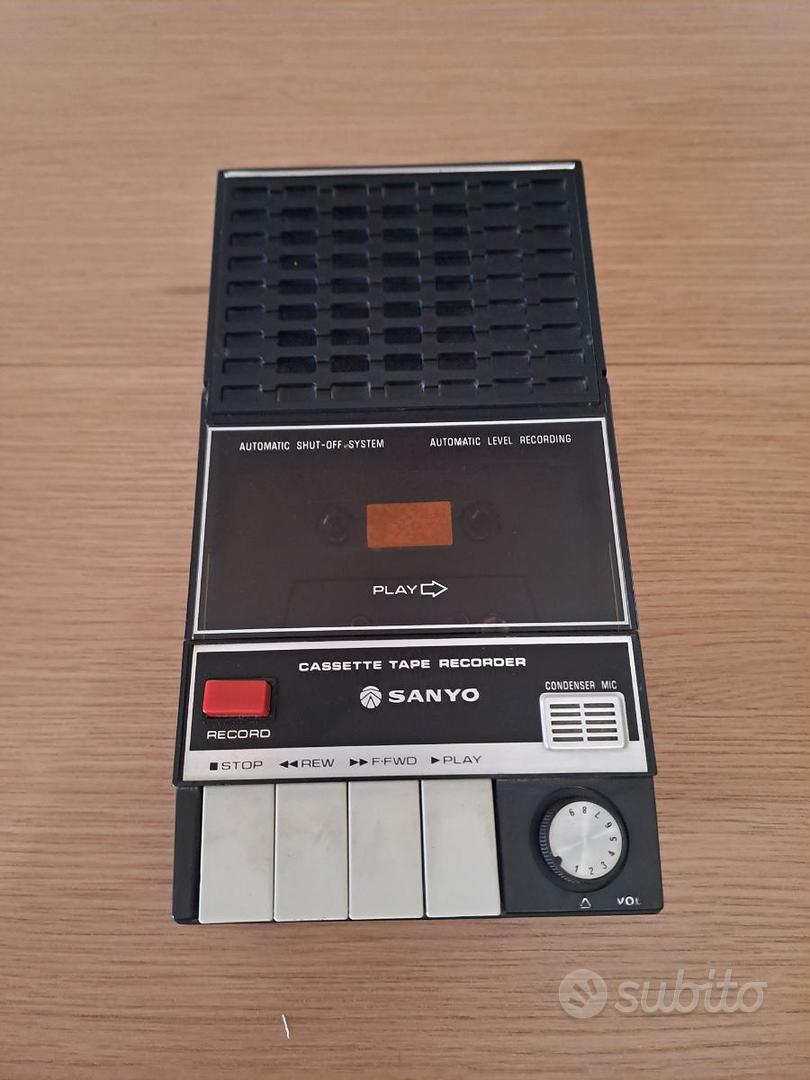 Registratore A Cassette Anni 70 - Sanyo