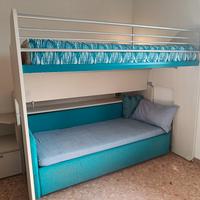 Cameretta - Letto a castello scorrevole