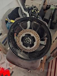 cerchio posteriore, disco freno, corona posteriore