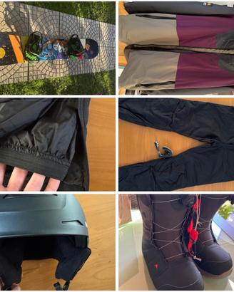 Kit completo snowboard
