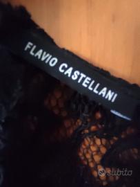 Abito da sera Flavio Castellani in voile e pizzo