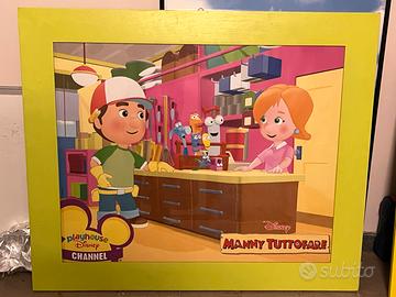 MANNY TUTTOFARE poster Disney originale