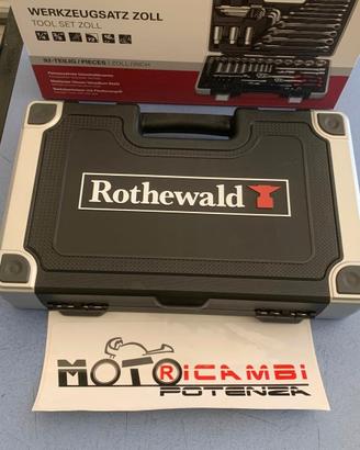 valigetta chiavi Set di utensili Rothewald 92 pz.i