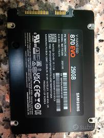 HD SSD 870evo 256gb