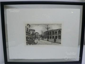 Acqueforti Verona Arena e Liston Stampe d'Arte L'I