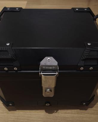 Bauletto moto KEMiMOTO 45L nero in plastica