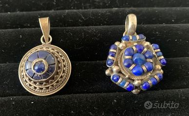 Ciondoli o pendenti argento lapislazzuli