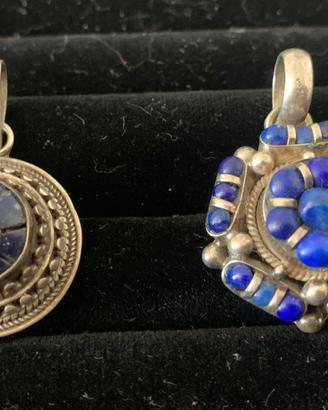 Ciondoli o pendenti argento lapislazzuli