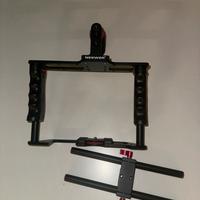 NEEWER Kit di Gabbia Fotografica CG-MF Red