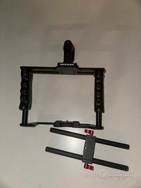 NEEWER Kit di Gabbia Fotografica CG-MF Red