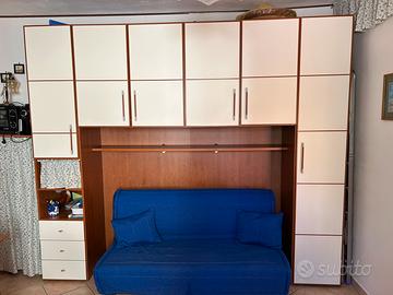 Cameretta a ponte + divano Pronto letto