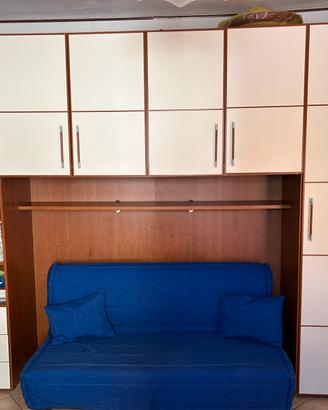 Cameretta a ponte + divano Pronto letto