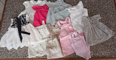 Abbigliamento bimba 6/9/12 mesi - 11 capi