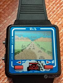 orologio LCD JAPAN GAME CAR RACE QUARTZ 