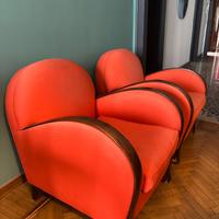 Coppia poltrone Art Deco
