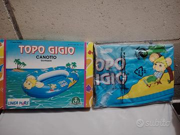 Canotto vintage Topo gigio super raro