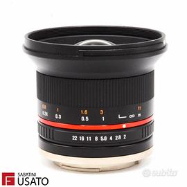 USATO Samyang 12mm F2.0 (Att. Sony E-Mount)  cv121
