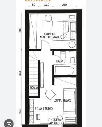 ATTICO IN VIA SESIA : 550 euro