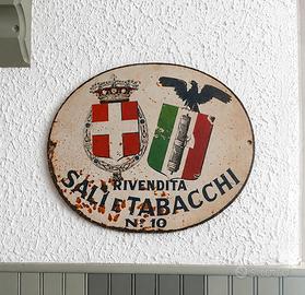 TARGA DECORATIVA "SALI E TABACCHI N° 10