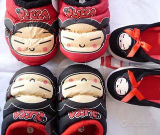 Pucca Pantofole 35-36 Babbucce scaldapiedi