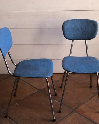 2x sedie da cucina Vintage, anni ‘60, Space Age