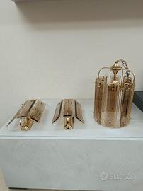 Lampadario +  2 applique 