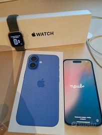 iPhone 16 256 gb + Apple Watch SE 2 gen