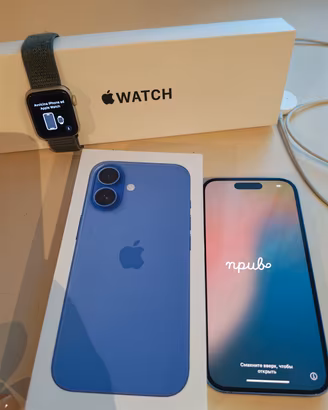 iPhone 16 256 gb + Apple Watch SE 2 gen