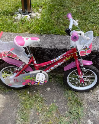 bicicletta x bambina  mod. Dino BIKES  FLappy 14