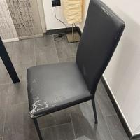 6 sedie da salotto (da sistemare)