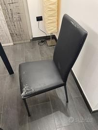 6 sedie da salotto (da sistemare)