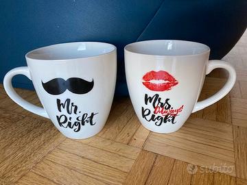 Tazze Mr. Right & Mrs. Always Right