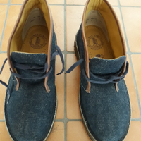 Scarpe,polacchi CLARKS denim,anniversario 38 1/2