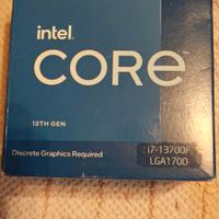 I7 13700F Dissipatore + Scatola Originale
