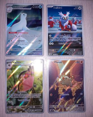 Lotto Carte Pokemon Ita Illustrazione Rara Holo