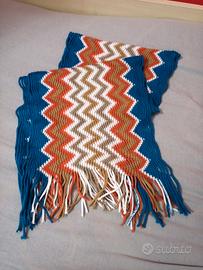 Sciarpa Last Woman con fantasia a zig-zag