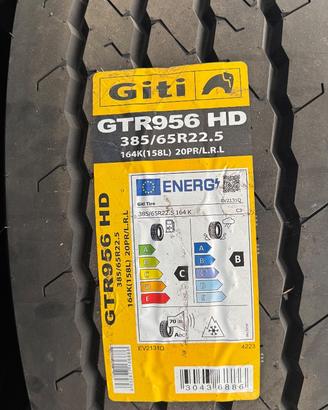 Pneumatico Giti GTR956 hd 385 65 r22.5 164 k