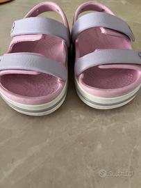 Sandali Crocs Bambina C4 Rosa/Lavanda
