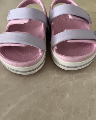 Sandali Crocs Bambina C4 Rosa/Lavanda