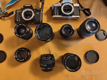 Minolta X-300 e Minolta X-700 + obiettivi Minolta