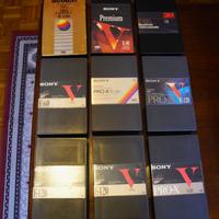 9 videocassette vhs professional