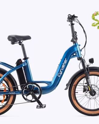CYRUSHER NOVA E-BIKE – SOLO 85 KM – 2 Batterie
