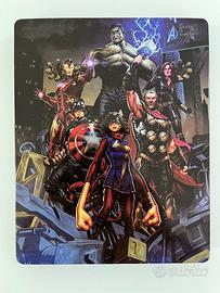 PS4 AVENGERS MARVEL STEEL BOOK collection edition