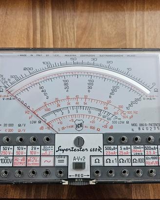 ICE Supertester 680R Milano funzionante con custod