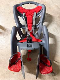Seggiolino bimbo bici da portapacchi fino a 22 kg