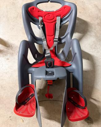 Seggiolino bimbo bici da portapacchi fino a 22 kg